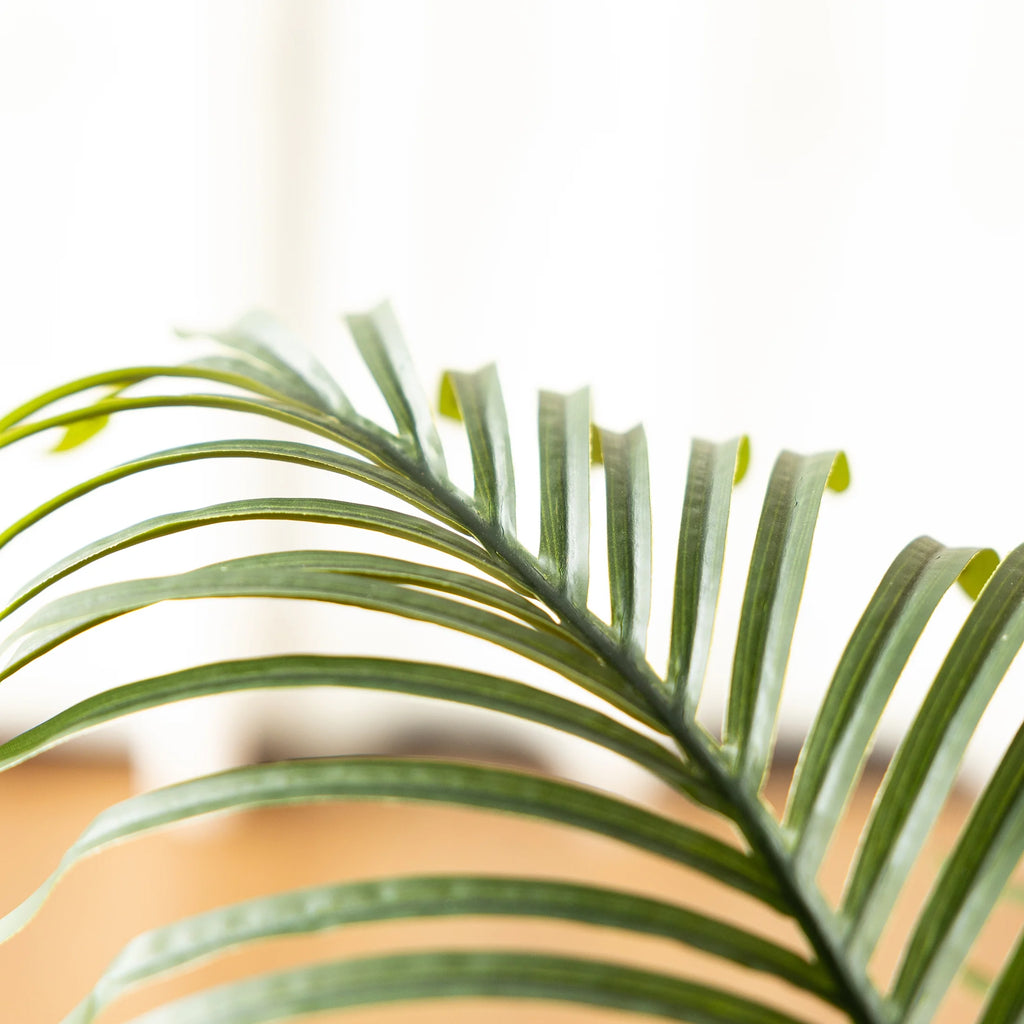 6Ft Artificial Palm Plants, 6Ft Fake Palm Tree, Pre Potted Faux Greenry Tree for Home Decor Office House Living Room Indoor Outdoor, Big Fake Plants Fake House Plants