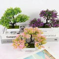 New Artificial Tree Bonsai Simulation Plant Bonsai Garden Dining Table Home Bedroom Decoration Outdoor Fake Plant Decoration