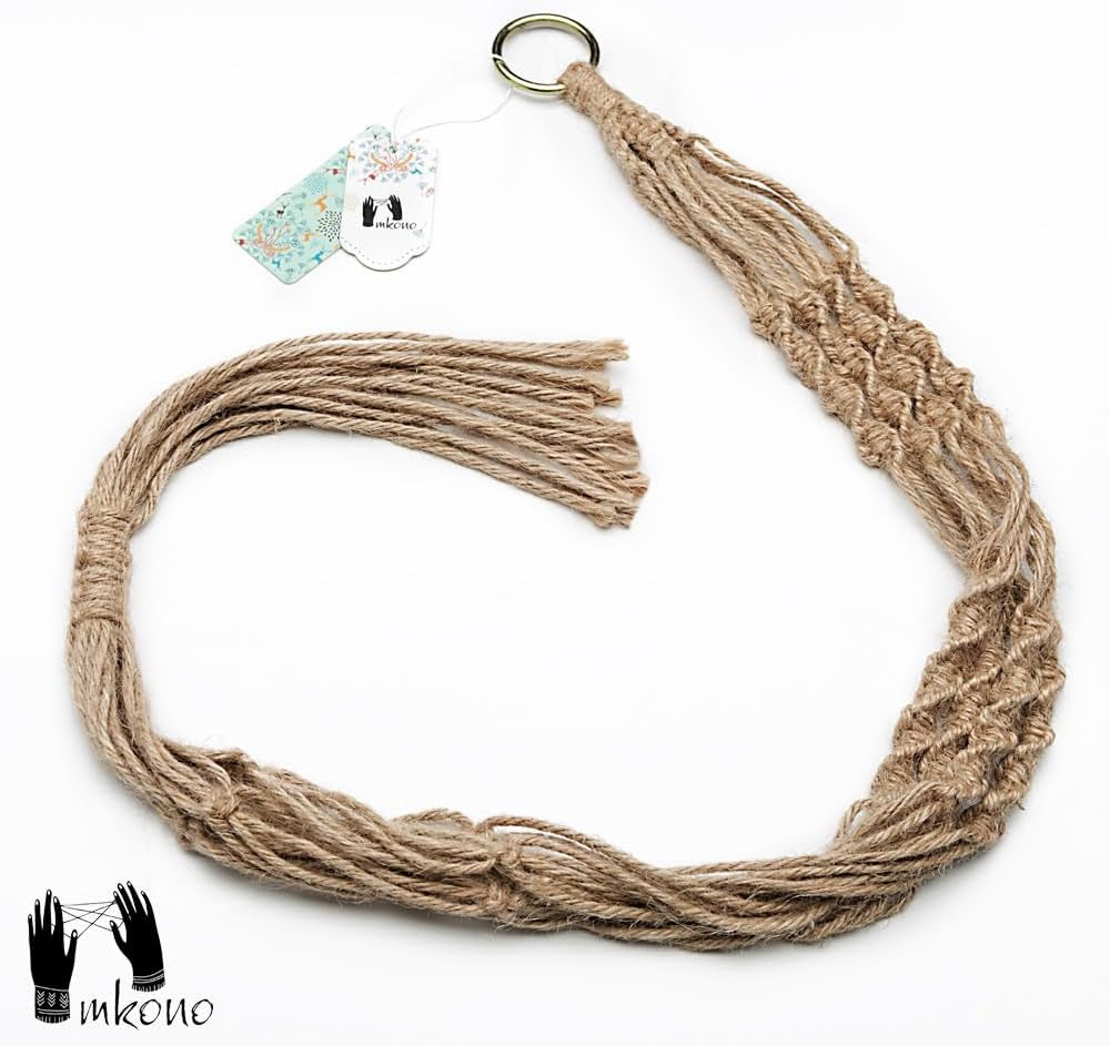 Macrame Plant Hangers Indoor 2 Pack