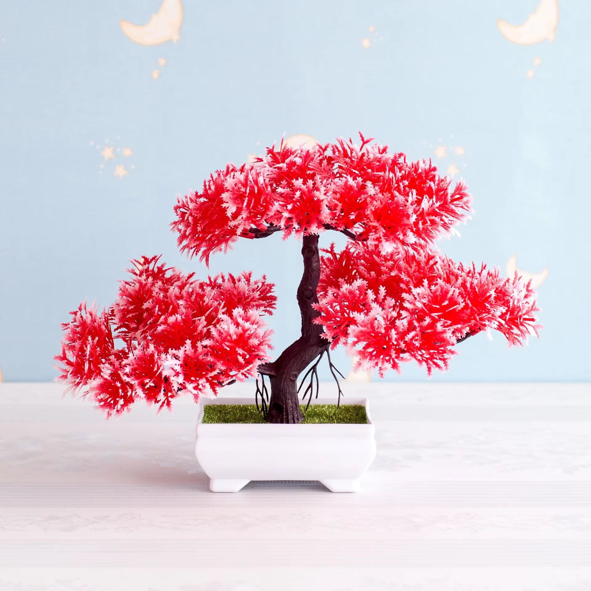 NEW Artificial Plants Bonsai Small Tree Pot Plants Fake Flowers Potted Ornaments for Home Decoration Hotel Garden Decor