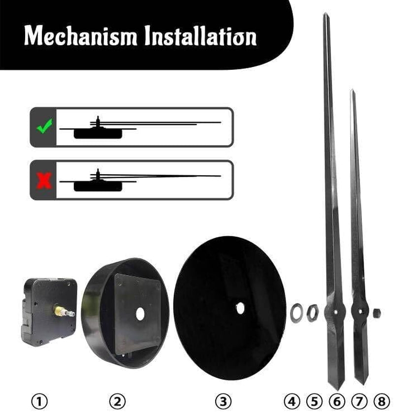 DIY Dachshund Wall Art Wiener-Dog Puppy Dog Pet Frameless Giant Wall Clock with Mirror Effect Sausage Dog Large Clock Wall Watch(Black)