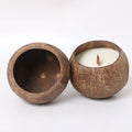 Creative Rough Coconut Shell Candle Holder (No Candle) Coconut Candlestick Romantic Decor Household Ornaments