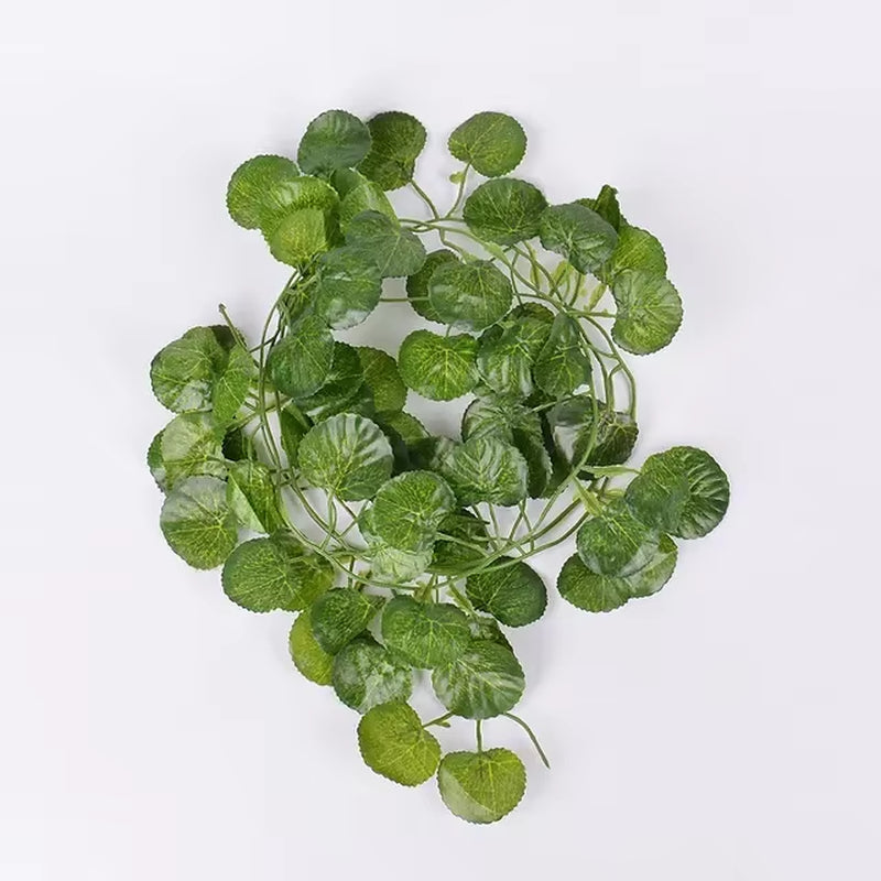 1.8M Artificial Plants Vines IVY Leaf Garland Home Outdoor Garden Decoration Plastic Fake Artificial Flower Rattan String New
