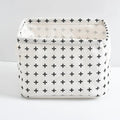 Toy Storage Fabric Foldable Storage Basket Cotton and Hemp Desktop Storage Box Small Fresh Waterproof Storage Basket Storage Box