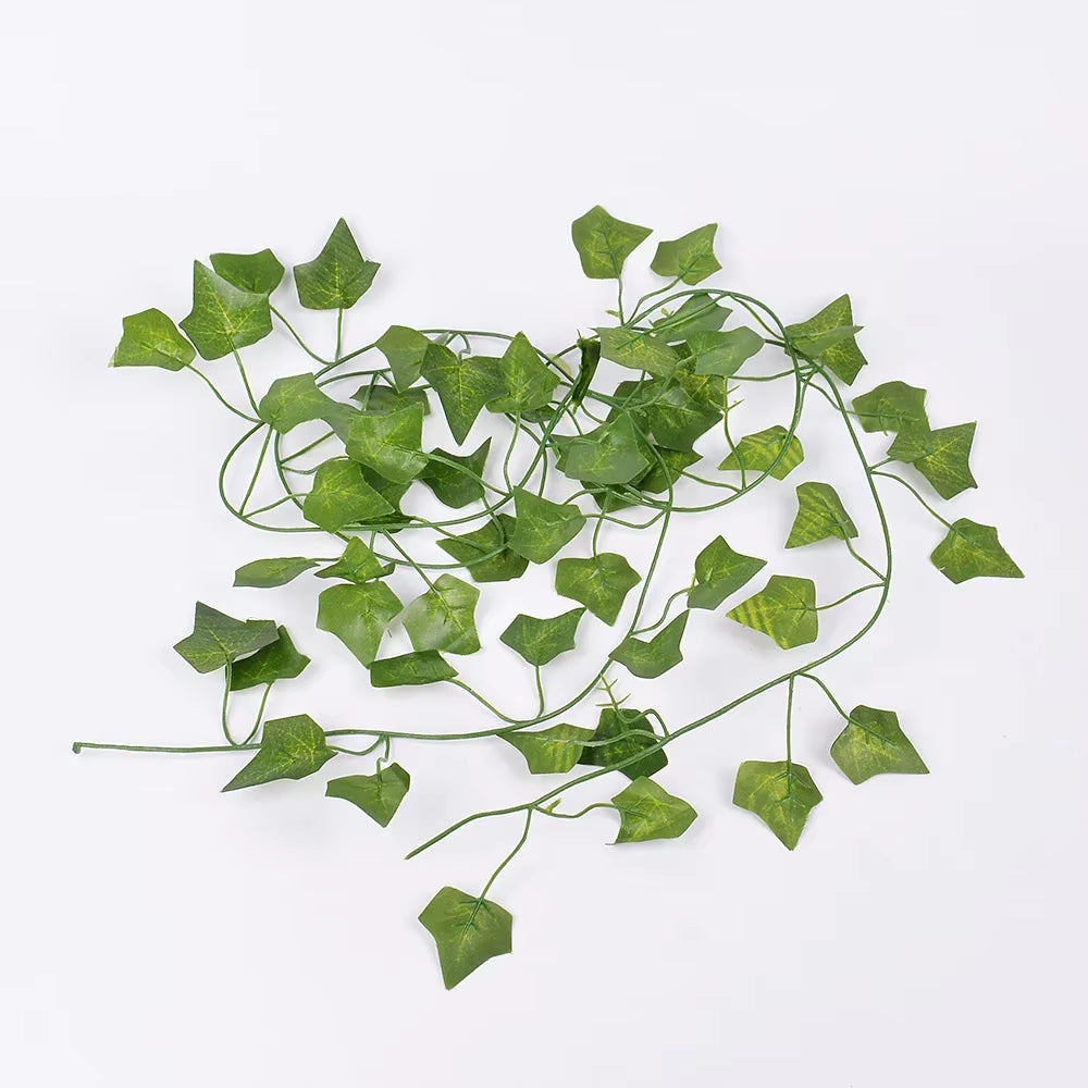 1.8M Artificial Plants Vines IVY Leaf Garland Home Outdoor Garden Decoration Plastic Fake Artificial Flower Rattan String New