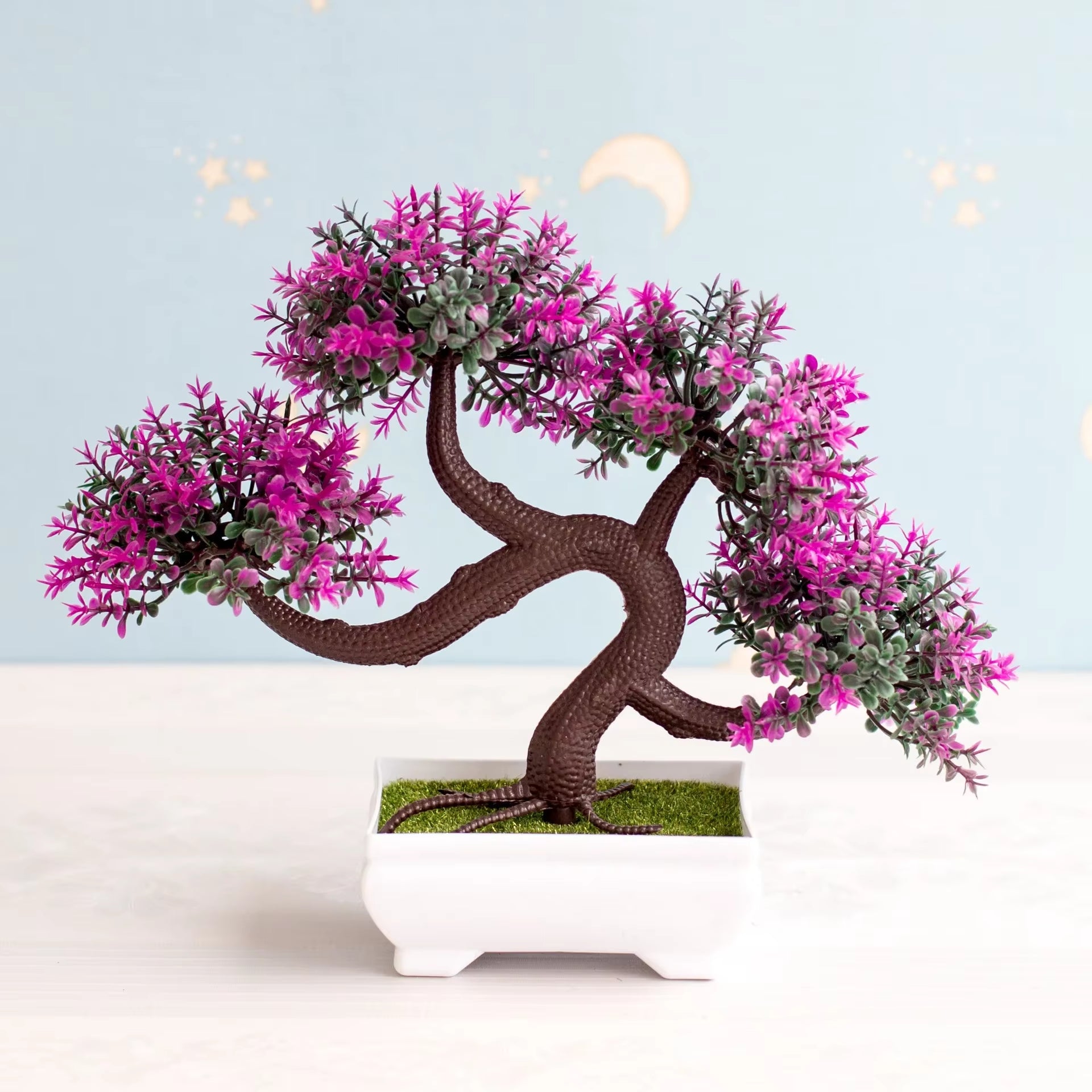 NEW Artificial Plants Bonsai Small Tree Pot Plants Fake Flowers Potted Ornaments for Home Decoration Hotel Garden Decor